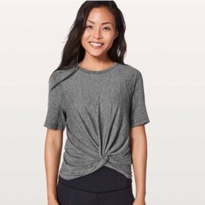 Lululemon knot crescent cotton tee 4
